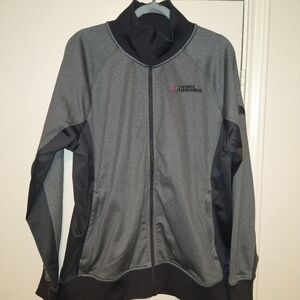 The North Face Gray Full Zip Jacket Women's sz XXL
